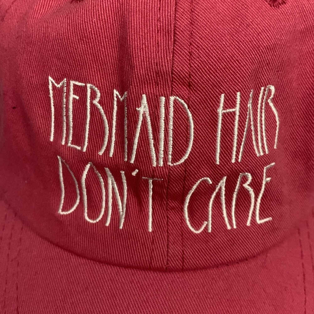 Mermaid Hair Don't Care Cap Baller Hat - Picture 2 of 5